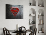 Superman Glass Wall Art