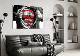 Superman Glass Wall Art