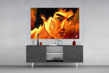 Bruce Lee Glass Wall Art