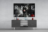 Batman Rise Glass Wall Art