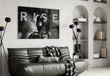 Batman Rise Glass Wall Art