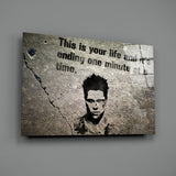 Fight Club - Your Life Glass Wall Art