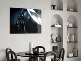 Batman Call Glass Wall Art