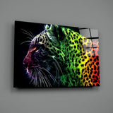 Leopard Glass Wall Art