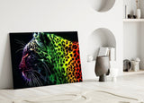 Leopard Glass Wall Art