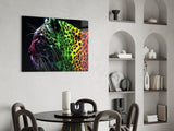 Leopard Glass Wall Art