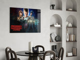 Stranger Things Poster Glass Wall Art