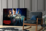 Stranger Things Poster Glass Wall Art