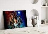 Stranger Things Poster Glass Wall Art