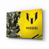 Messi Glass Wall Art