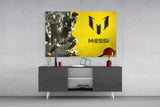 Messi Glass Wall Art