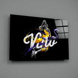 Los Angeles Lakers Glass Wall Art