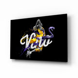 Los Angeles Lakers Glass Wall Art