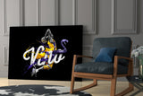 Los Angeles Lakers Glass Wall Art