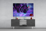 Tiger Glass Wall Art