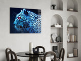 Leopard Glass Wall Art