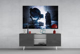 Batman Call Glass Wall Art