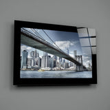 Brooklyn Bridge Glass Wall Art