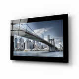 Brooklyn Bridge Glass Wall Art