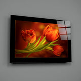 Tulip Glass Wall Art