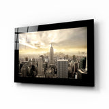 New York Glass Wall Art