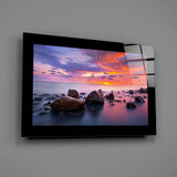 Sunset Glass Wall Art