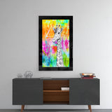 Giraffe Glass Wall Art