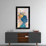 Flowery Thoughts Glass Wall Art