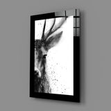 Deer Glass Wall Art