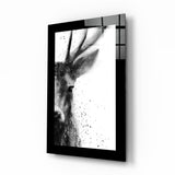 Cerf Impression Sur Verre