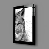 Wolf Glass Wall Art