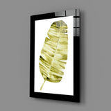 Leaf Glass Wall Art