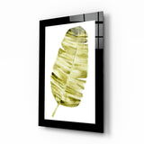 Leaf Glass Wall Art