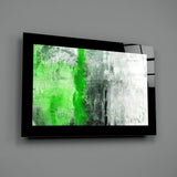 Green and Green Glass Wall Art