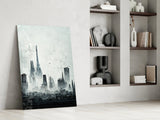 Old City Silhouette Glass Art || Designer's Collection