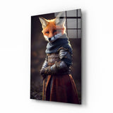 The Fox Glass Wall Art || Designer Collection