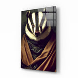 Raccoon Glass Art  || Designer Collection