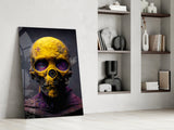 Skull Glass Art || Designer's Collection