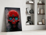 Skull Glass Art || Designer's Collection