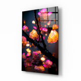 Fire Blooms Glass Art  || Designer Collection