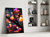 Fire Blooms Glass Art || Designer's Collection