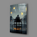 Star Rain Glass Art || Designer's Collection