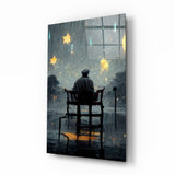 Star Rain Glass Art || Designer's Collection