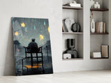 Star Rain Glass Art || Designer's Collection