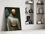 Headless Monk Glass Art || Designer's Collection