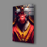 Ape King Glass Wall Art || Designer's Collection