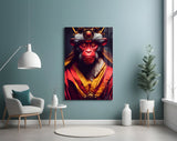 Ape King Glass Wall Art || Designer's Collection