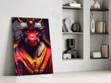 Ape King Glass Wall Art || Designer's Collection