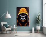 Angry Smile Glass Wall Art || Designer's Collection