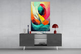 Hidden Swan Glass Wall Art || Designer's Collection